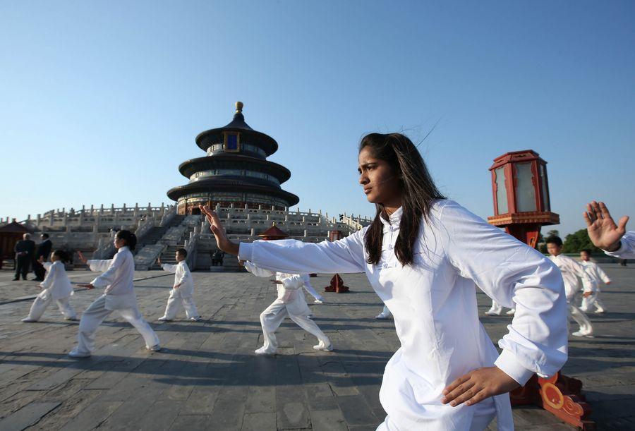 Tai chi at the Temple of Heaven