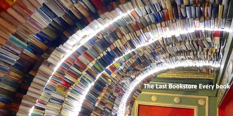 Coffee shops with bookshelves for reading and relaxing - The Last Bookstore Every, Los Angeles, California's