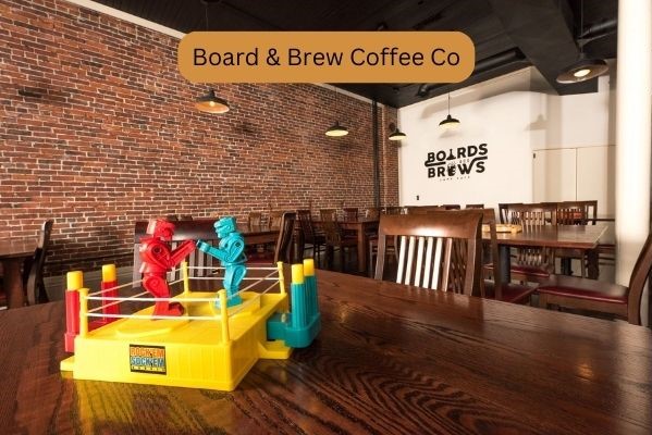 Best coffee shops with outdoor games - Board & Brew Coffee Co