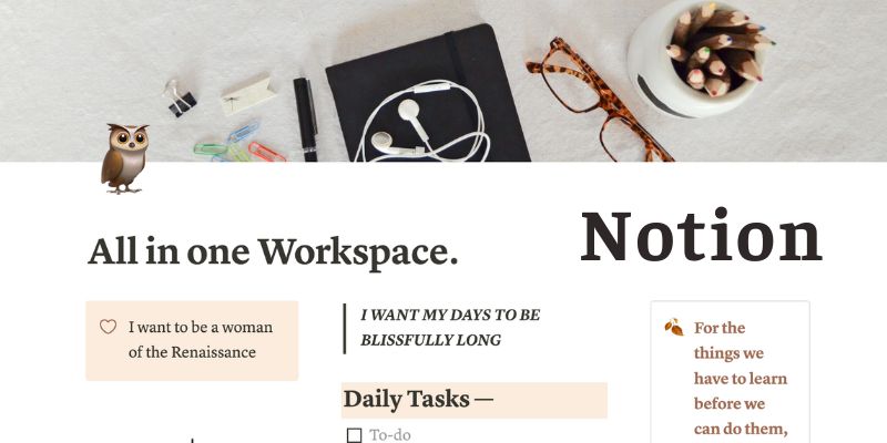 Notion: All-in-One Workspace for Task Management